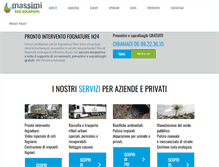 Tablet Screenshot of massimiecologia.it